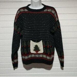 Northern Isles Christmas sweater medium tree